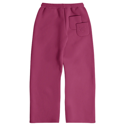 Ensemble Monochrome Velours Pourpre