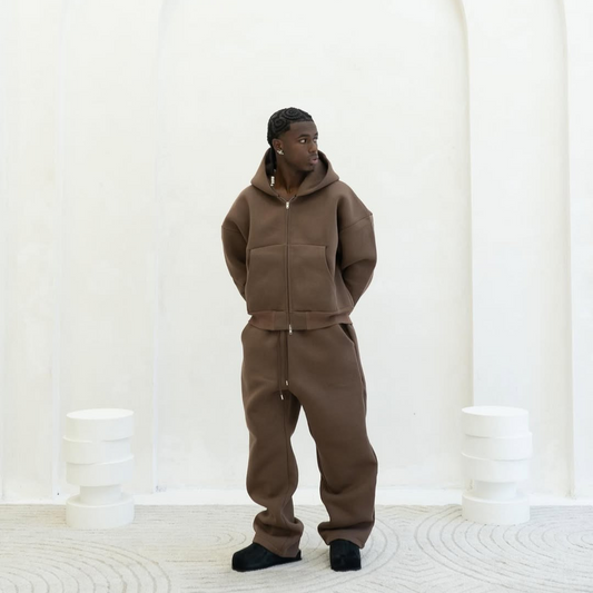 Ensemble Monochrome Écorce Brune